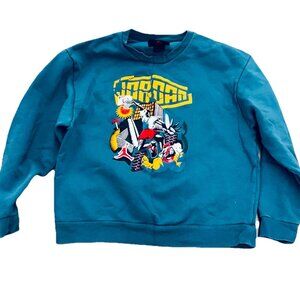 AIR JORDAN Sport Logo DNA Crewneck Blue Men's SZ XL